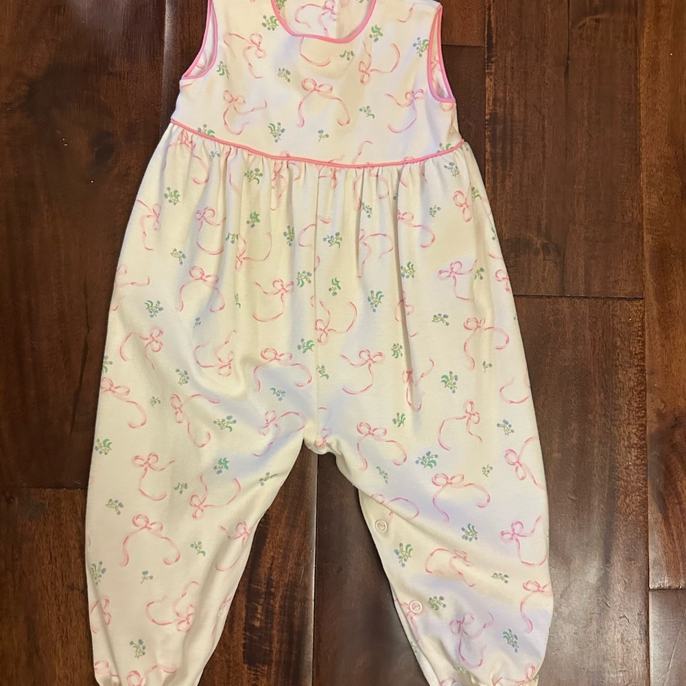The Beaufort Bonnet Company Cream and Pink One Piece